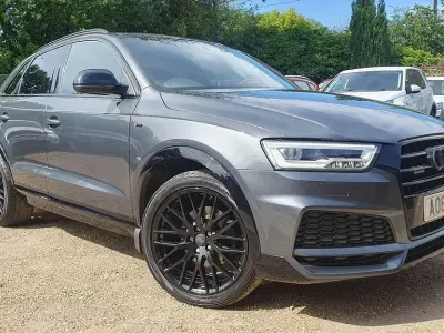 Used Audi Q3 Black Edition 180 HP (132 kW) 2018 Grey SUV