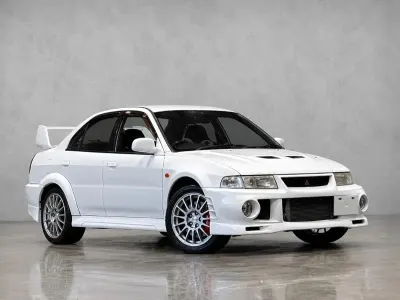 Used Mitsubishi Lancer 1999 White Sedan
