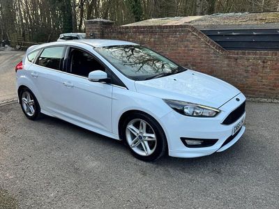 Used Ford Focus Zetec 125 HP (91 kW) 2016 White Hatchback