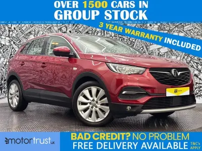 Used Vauxhall Grandland X Elite 130 HP (95 kW) 2020 Red SUV