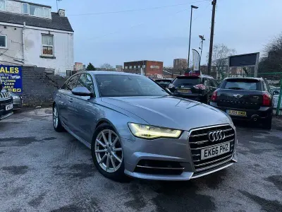 Usado Audi A6 S-Line 218 CV (160 kW) 2016 Gris Berlina