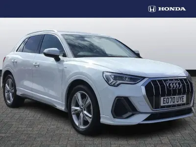 Used Audi Q3 S-Line 150 HP (110 kW) 2021 White SUV