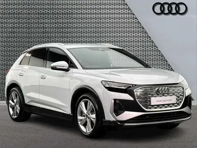 Used Audi Q4 e-tron S-Line 150 kW (204 HP) 2025 White SUV