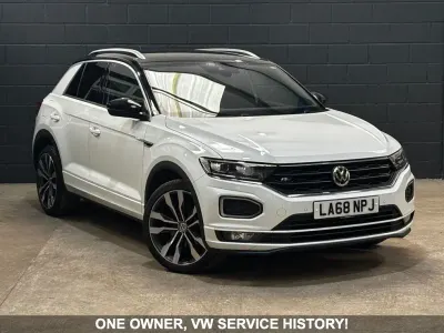 Used VW T-Roc R-line 150 HP (110 kW) 2019 White SUV