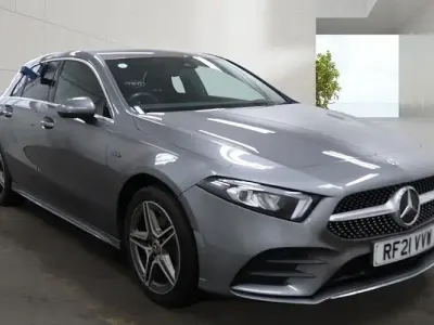 Used Mercedes A250 AMG line 218 HP (160 kW) 2021 Grey Hatchback
