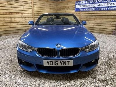 Used BMW 435 M Sport 306 HP (225 kW) 2015 Blue Cabriolet
