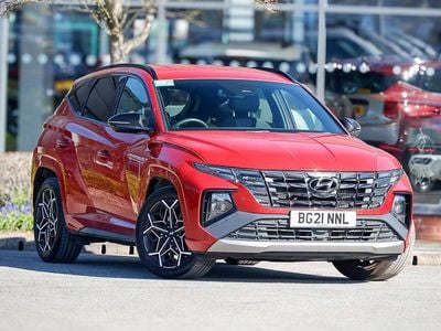 Used Hyundai Tucson N Line 150 HP (110 kW) 2021 Red SUV