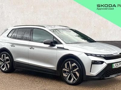 Brilliant silver metallic Used 2025 Skoda Elroq SportLine SUV | £33,700 (Fair price)