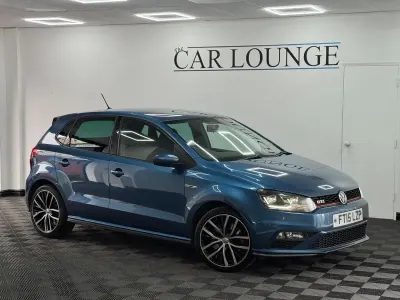 Used VW Polo GTI 192 HP (141 kW) 2015 Blue Hatchback
