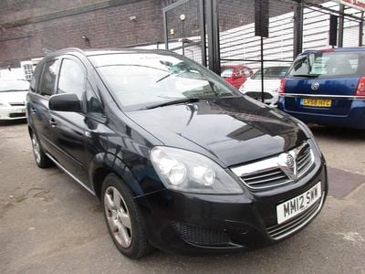 Black Used 2012 Vauxhall Zafira MPV | £2,495 (Fair price)
