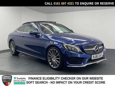 Used Mercedes C200 AMG Line Premium 184 HP (135 kW) 2016 Blue Coupe