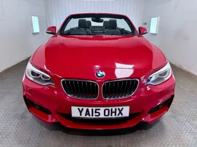 Used BMW 220 M Sport 190 HP (139 kW) 2015 Red Cabriolet
