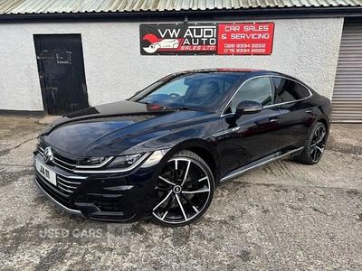 Used VW Arteon R-line 190 HP (139 kW) 2018 Black Hatchback