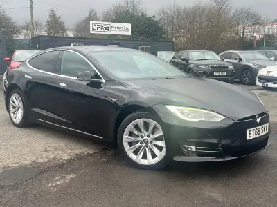 Used Tesla Model S 450 kW (613 HP) 2018 Black Hatchback