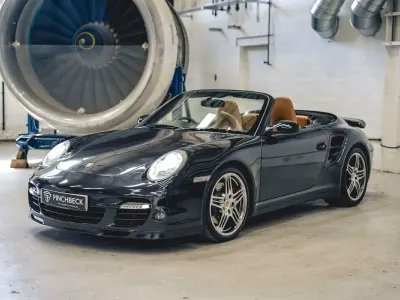 Used Porsche 997 Turbo 480 HP (353 kW) 2008 Black Cabriolet