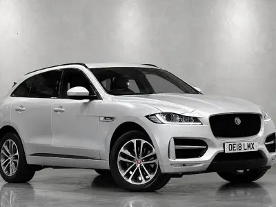 Used Jaguar F-Pace R-Sport 180 HP (132 kW) 2018 Silver SUV