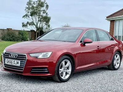 Usado Audi A4 150 CV (110 kW) 2016 Rojo Berlina