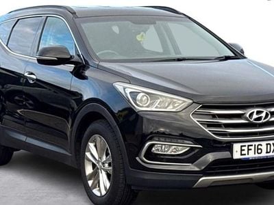 Black Used 2016 Hyundai Santa Fe Premium SUV | £12,495 (Fair price)