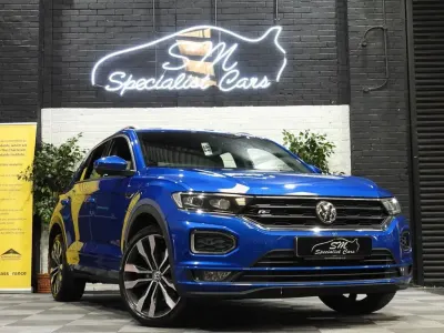 Used VW T-Roc R-line 150 HP (110 kW) 2019 Blue SUV