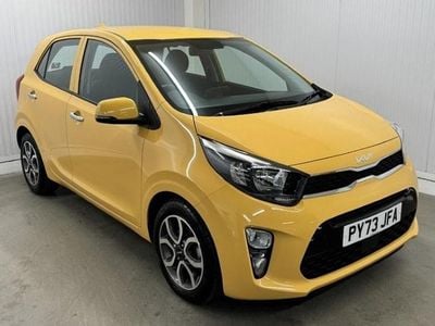 Used Kia Picanto 2023 Yellow Hatchback