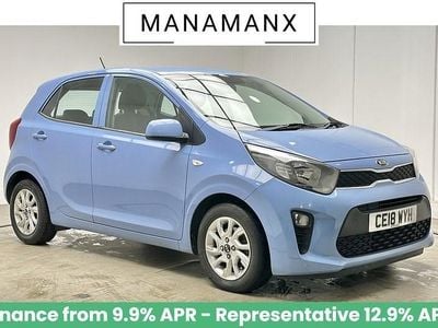 Blue Used 2018 Kia Picanto Hatchback | £7,490 (Good price)