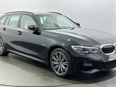 Used BMW 330e M Sport 292 HP (214 kW) 2022 Black Estate