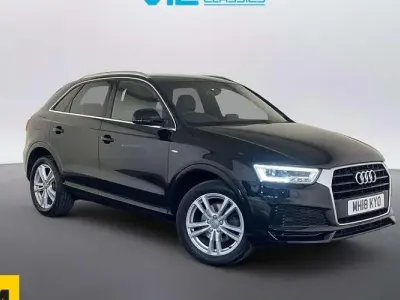 Usado Audi Q3 S-Line 150 HP (110 kW) 2018 Preto SUV
