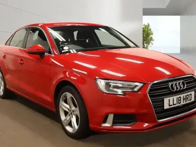 Used Audi A3 Sport 116 HP (85 kW) 2018 Red Sedan