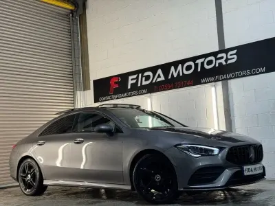 Used Mercedes CLA220 AMG Line Premium Plus 190 HP (139 kW) 2021 Grey Coupe