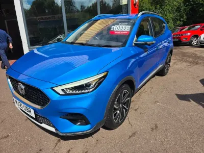 Used MG ZS Exclusive 106 HP (77 kW) 2021 Blue SUV