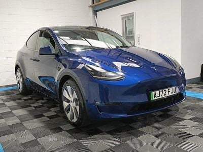 Used Tesla Model Y Long Range AWD 378 kW (514 HP) 2022 Blue SUV