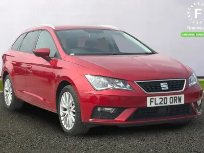 Used Seat Leon Sport 131 HP (96 kW) 2019 Red Estate