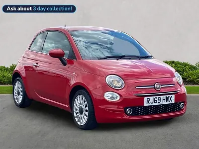 Used Fiat 500 Lounge 2019 Red Hatchback