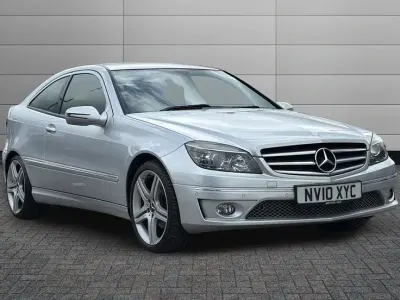 Used Mercedes CLC220 150 HP (110 kW) 2010 Silver Coupe