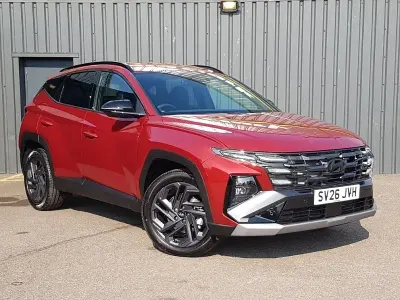 New Hyundai Tucson Blackline 239 HP (175 kW) 2026 Metallic  ultimate red SUV