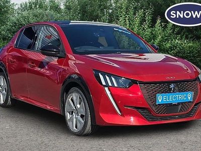 Used Peugeot e-208 GT-line 100 kW (137 HP) 2020 Red Hatchback