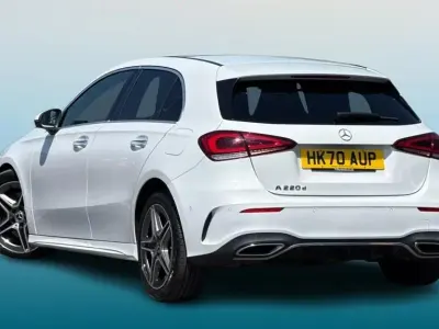 Used Mercedes A220 AMG Line Premium Plus 2021 White Hatchback