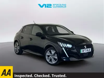 Używany Peugeot e-208 GT 100 kW (136 KM) 2021 Czarny Hatchback