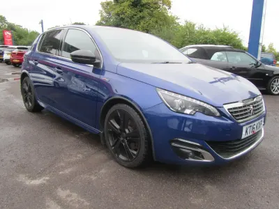 Used Peugeot 308 GT-line 147 HP (108 kW) 2016 Blue Hatchback