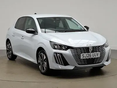 New Peugeot 208 Allure 101 HP (74 kW) 2026 White Hatchback