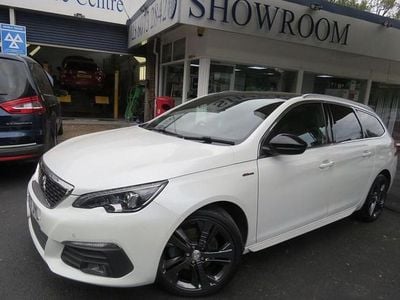 White Used 2017 Peugeot 308 SW GT-line Estate | £7,289 (Fair price)