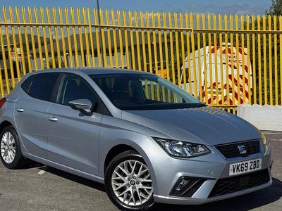 Used Seat Ibiza SE Technology 95 HP (69 kW) 2019 Silver Hatchback