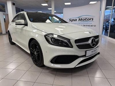 Used Mercedes A200 AMG line 2018 White Hatchback