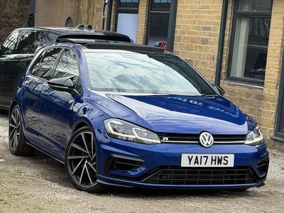 Used VW Golf VII R 2017 Blue Hatchback