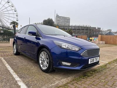 Used Ford Focus Zetec 2018 Blue Hatchback
