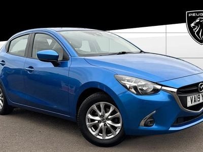Used Mazda 2 90 HP (66 kW) 2019 Blue Hatchback