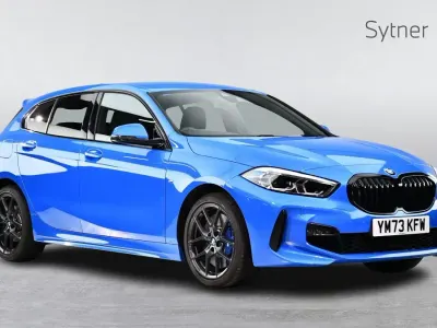 Used BMW 118 M Sport 134 HP (98 kW) 2023 Blue Hatchback