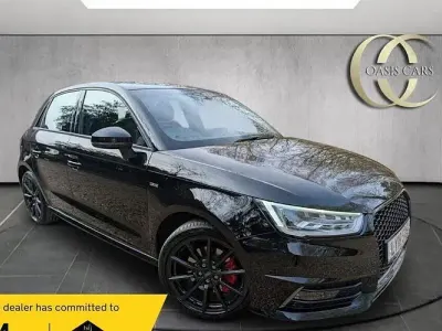 Used Audi A1 Sportback S-Line 125 HP (91 kW) 2018 Black Hatchback
