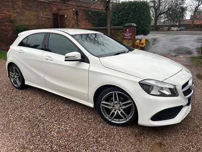 Used Mercedes A180 AMG line 2016 White Hatchback