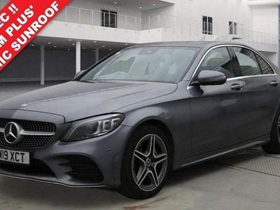 Grey Used 2019 Mercedes C220 AMG line Sedan | £17,490 (Expensive)